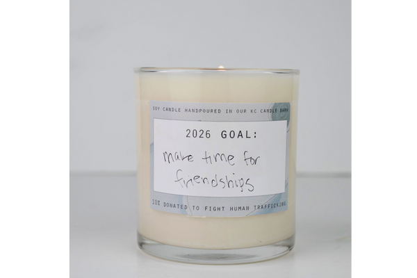 2026 New Year's Candle