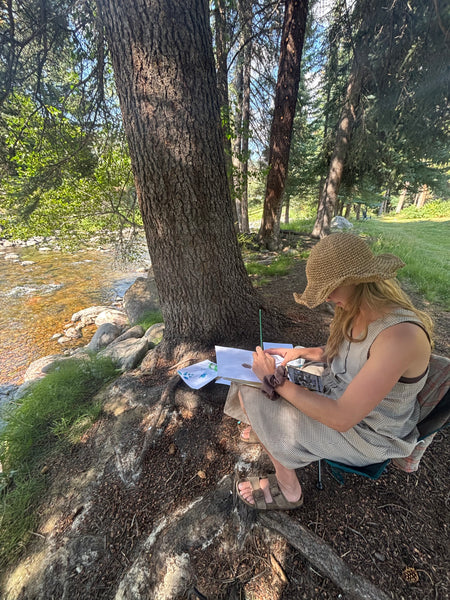 Original Artwork "Marvel at the River" by Founder Mollie