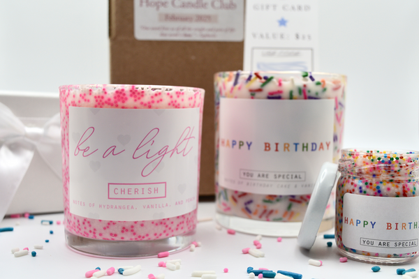 FREE Trial of Candle Club + $25 Gift Card + Birthday Candle + B-Day Sample - Candle of the Month Club Subscription ($75+ Value)