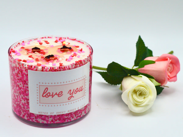 3 Wick Valentine's Candle