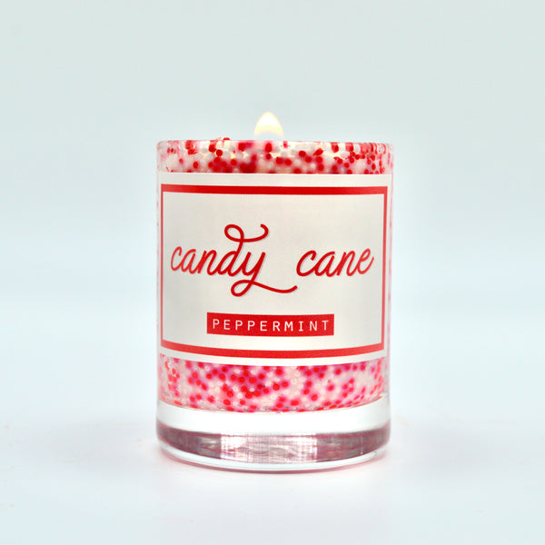 Candy Cane Candle