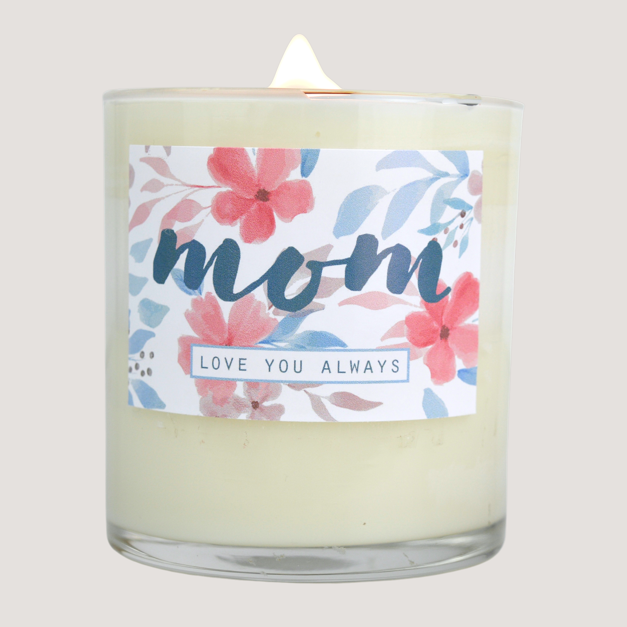 Blue Floral Mom