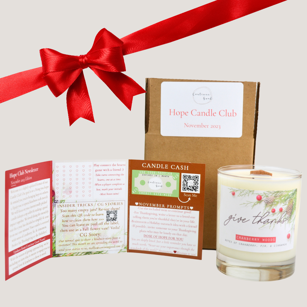 FREE 14-Day Trial of The Hope Candle Club - Candle of the Month Club Subscription