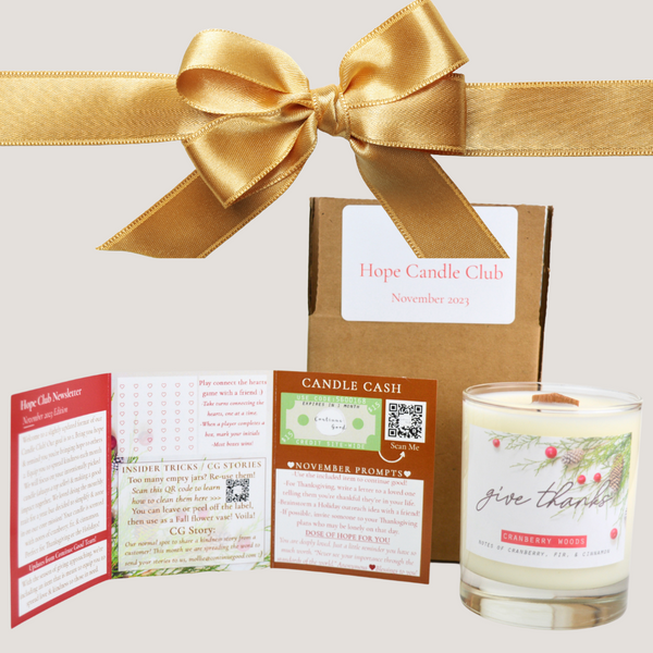 FREE 14-Day Trial of The Hope Candle Club - Candle of the Month Club Subscription