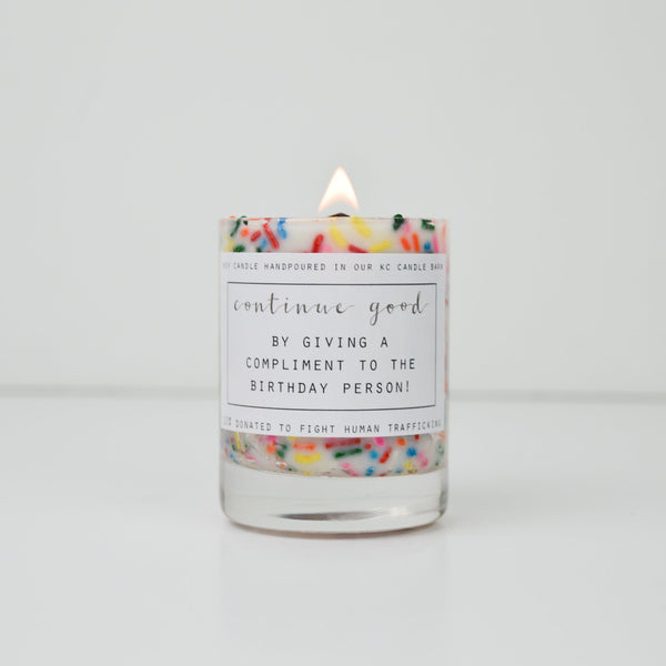 FREE Mini Happy Birthday Candle (FREE w/ Any Order Over $50)